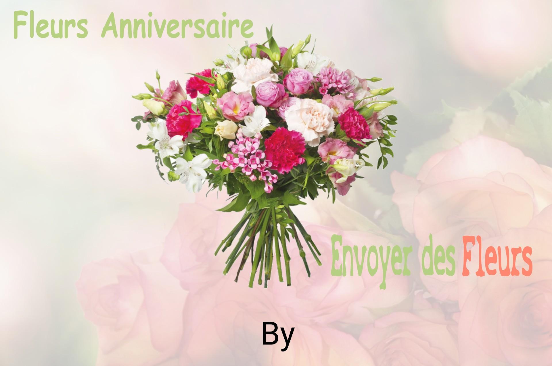 Bouquet de fleurs d’anniversaire livré à By